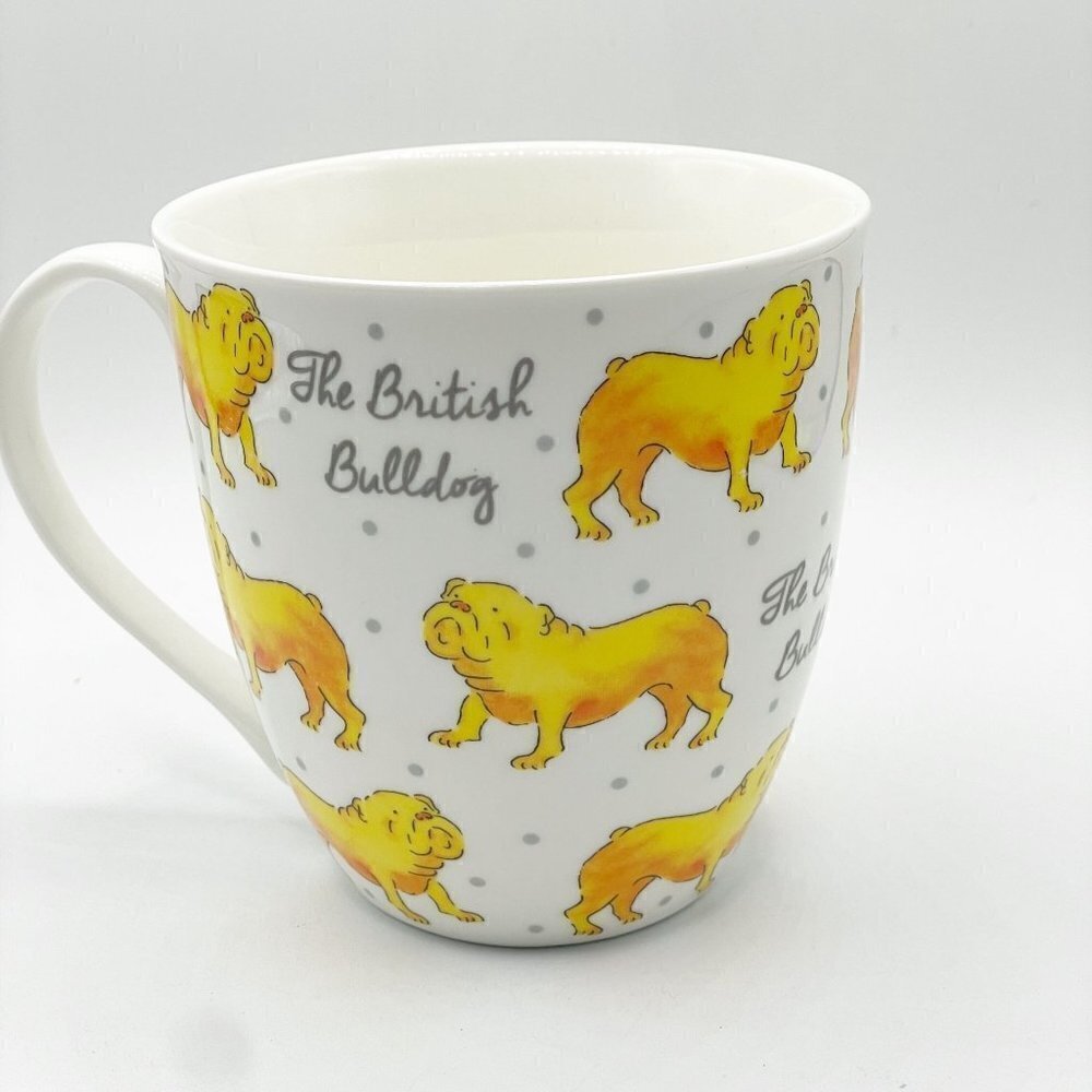 Milly Green The British Bulldog Graphic Coffee Tea Large Mug 20oz Made England